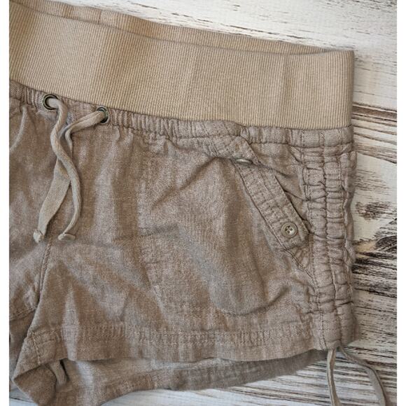 Rewind khaki linen shorts size 3 - Picture 3 of 4